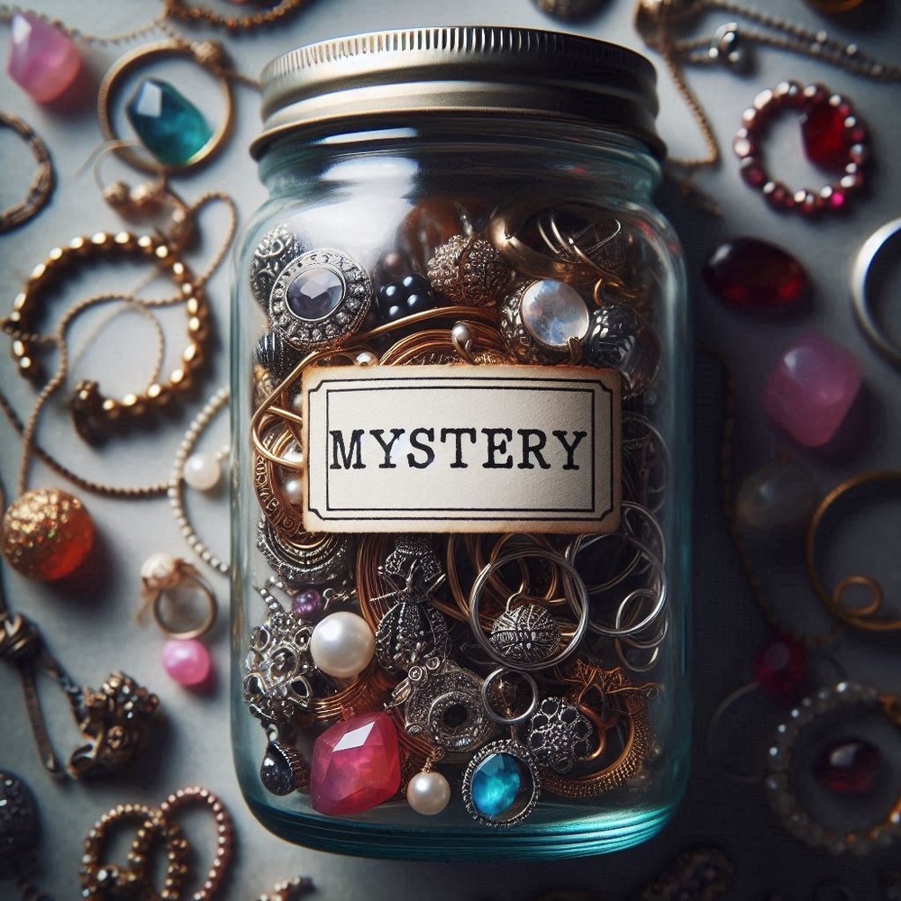 Mystery assorted jewelry jar